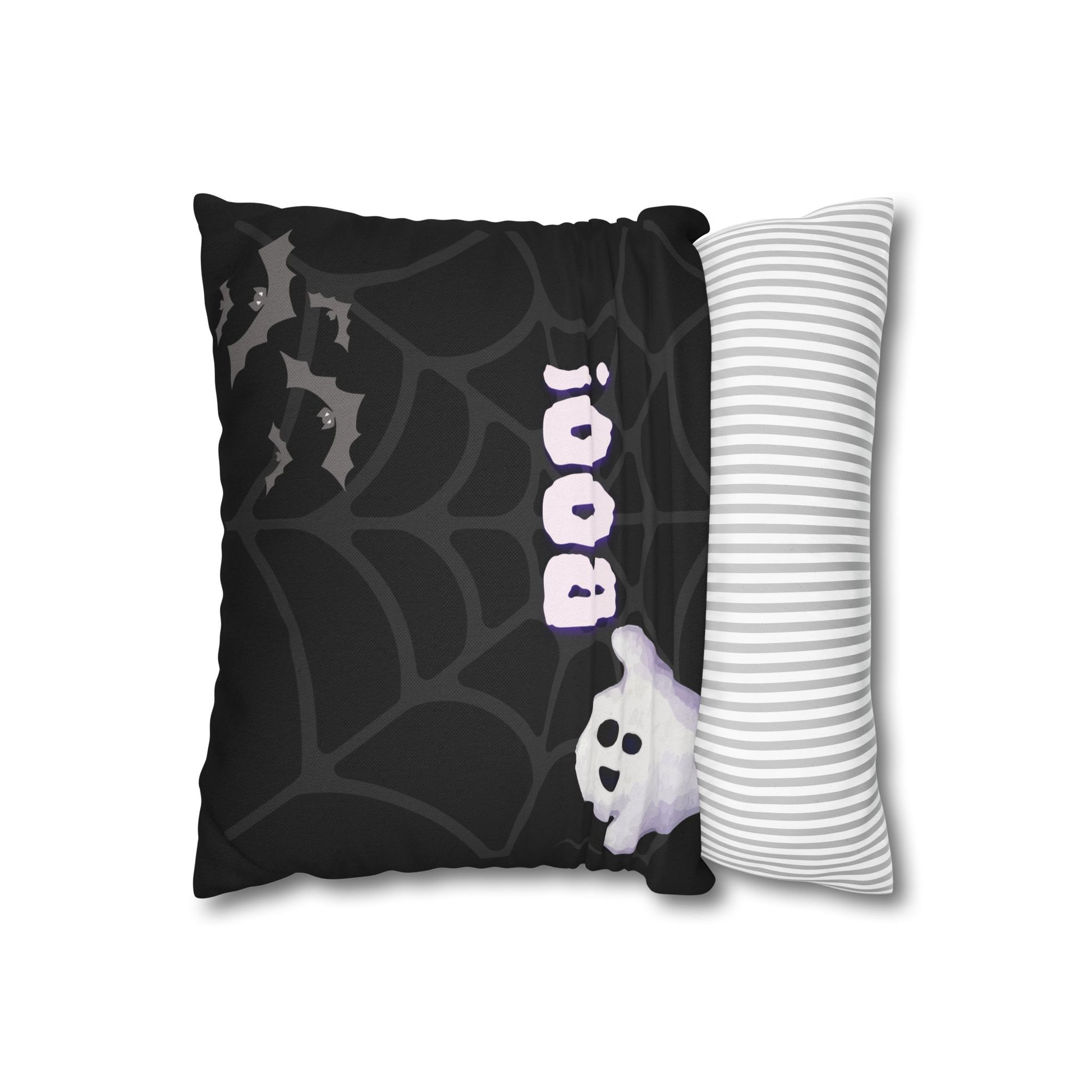 Ghost-Themed Decorative Pillowcase, Halloween Decor, Cozy Home Accent, Cute Pillow Cover, Spooky Gift Idea, Ghost Pillowcase