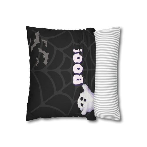 Ghost-Themed Decorative Pillowcase, Halloween Decor, Cozy Home Accent, Cute Pillow Cover, Spooky Gift Idea, Ghost Pillowcase